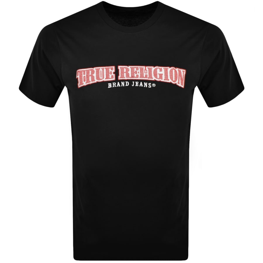 True Religion Cross Stitch Arch T Shirt Black | Mainline